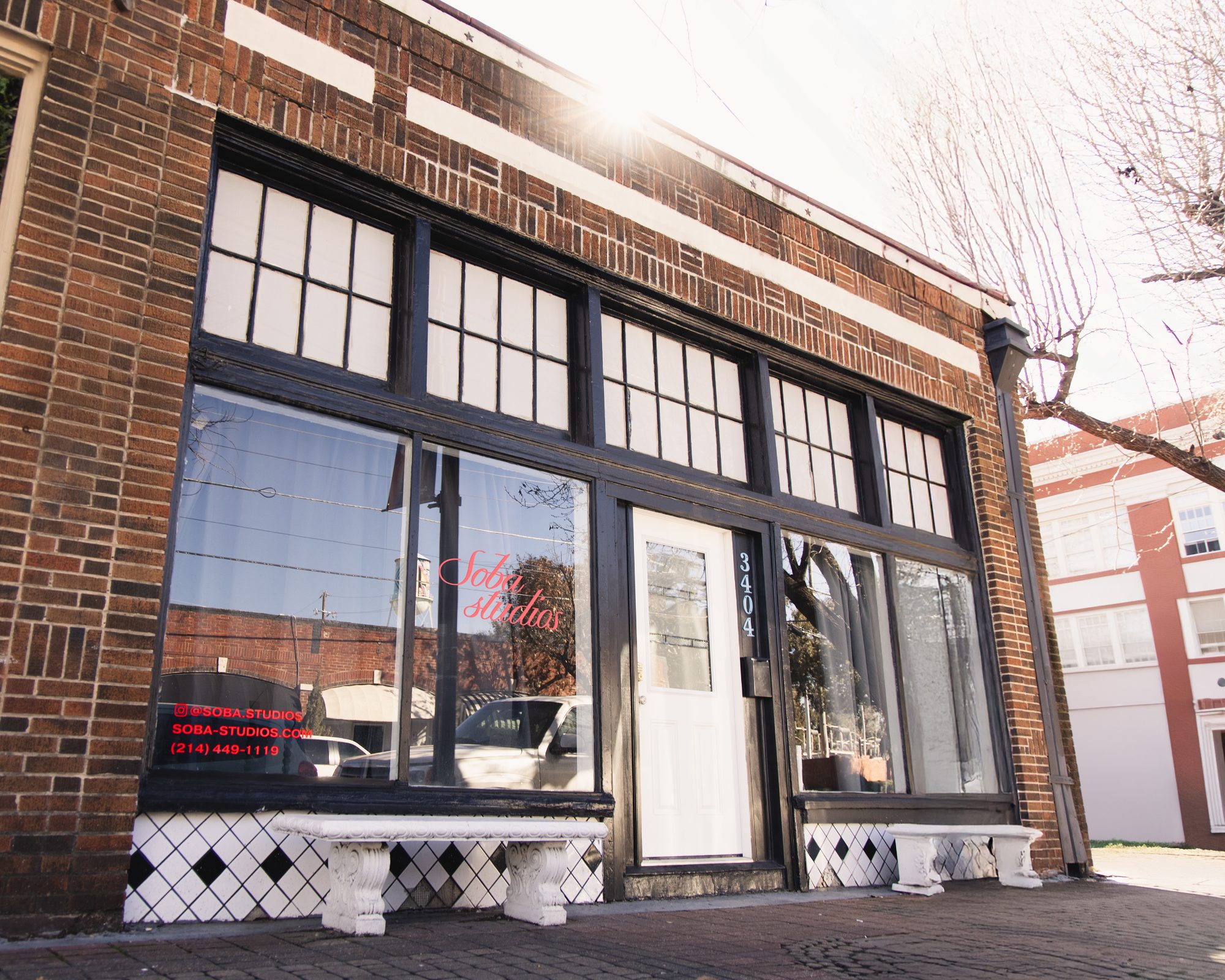 The Soba Studios storefront in Dallas